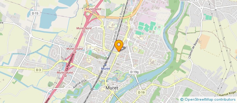 localisation de l'entreprise GOLD FINGER  MURET