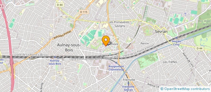 localisation de l'entreprise GOLD FIRE à SEVRAN
