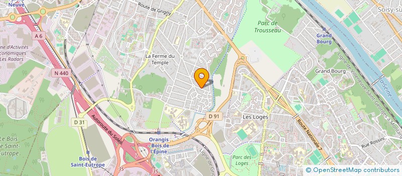 localisation de l'entreprise GOLD FRUIT  RIS-ORANGIS