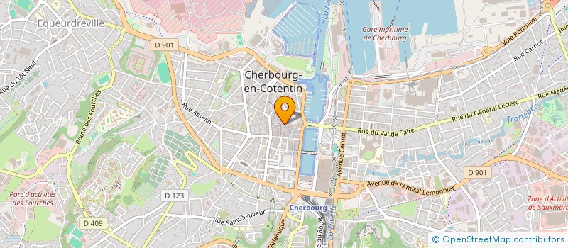 localisation de l'entreprise GOLD GREEN SARL à CHERBOURG-EN-COTENTIN