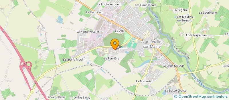 localisation de l'entreprise GOLD IMMO ATLANTIQUE  AIGREFEUILLE-SUR-MAINE