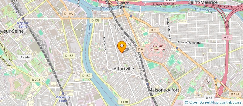 localisation de l'entreprise GOLD IMMO LE VAILLANT à ALFORTVILLE