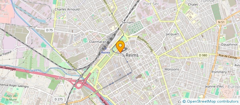localisation de l'entreprise GOLD IMMOBILIER à REIMS