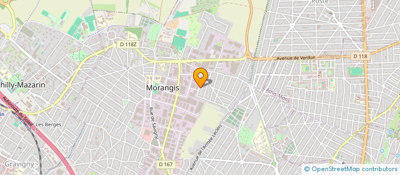 localisation de l'entreprise GOLD INVEST à MORANGIS