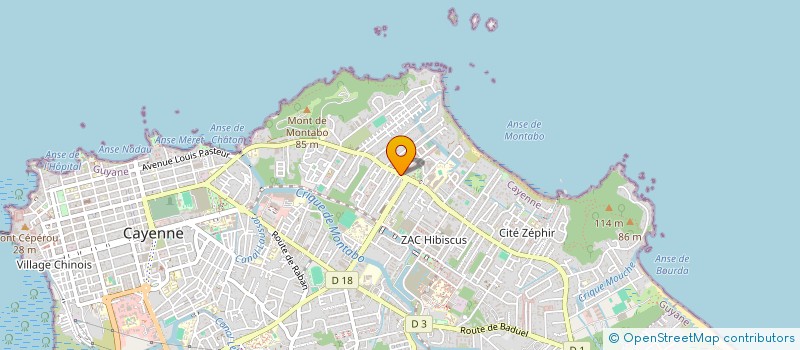 localisation de l'entreprise GOLD LABEL HOUSES  CAYENNE