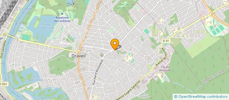 localisation de l'entreprise GOLD'N HAIR  DRAVEIL