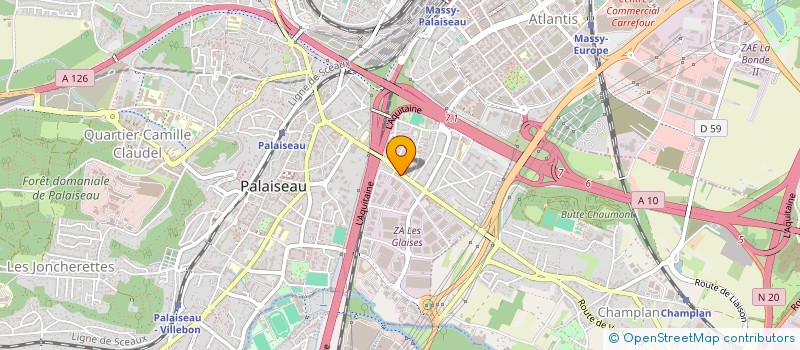 localisation de l'entreprise GOLD' N' I  PALAISEAU