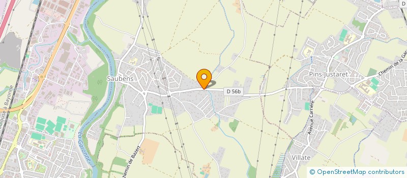 localisation de l'entreprise GOLD ONE  SAUBENS