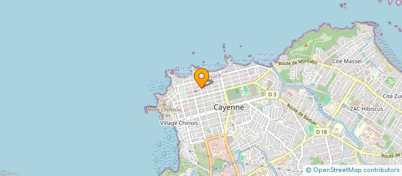 localisation de l'entreprise GOLD PASSION 2  CAYENNE