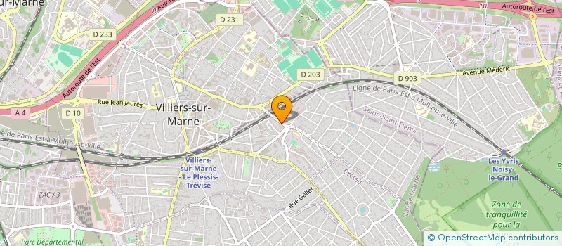 localisation de l'entreprise GOLD PRO SECURITE  VILLIERS-SUR-MARNE