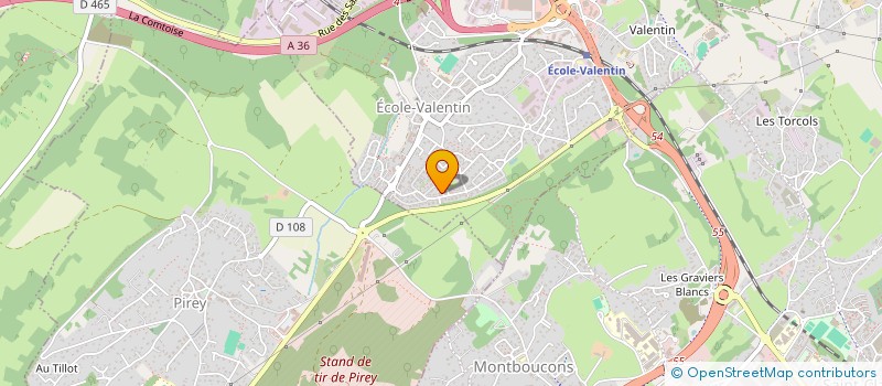 localisation de l'entreprise GOLD PROJECT  ECOLE-VALENTIN
