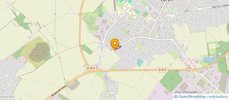 localisation de l'entreprise GOLD RENT à CARVIN