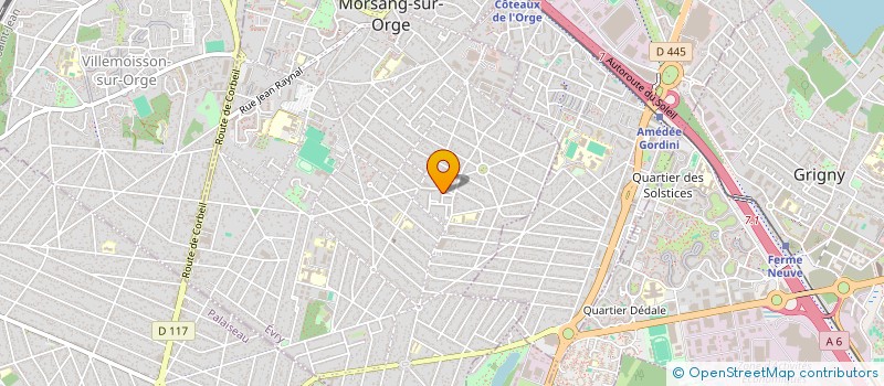 localisation de l'entreprise GOLD RESEEVE SERVICES INC  MORSANG-SUR-ORGE