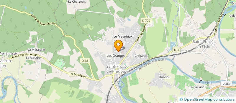 localisation de l'entreprise GOLD RIDER 24 à SAINT-FRONT-DE-PRADOUX