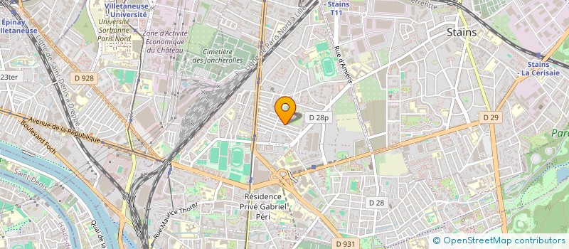 localisation de l'entreprise GOLD SERVICE à PIERREFITTE-SUR-SEINE