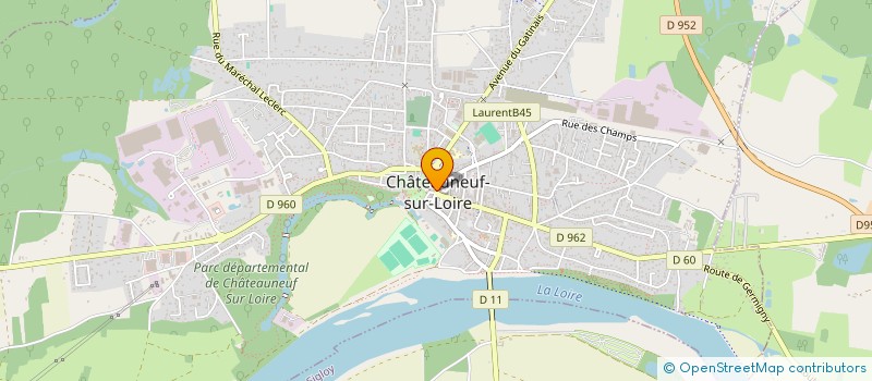 localisation de l'entreprise GOLD'SN à CHATEAUNEUF-SUR-LOIRE