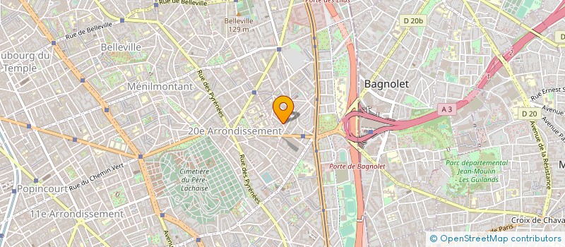 localisation de l'entreprise GOLD STARRY TRAITEMENTS DE SURFACE à PARIS