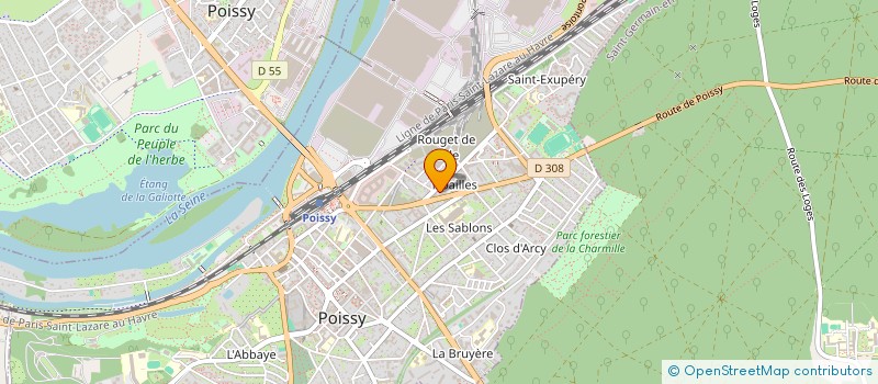 localisation de l'entreprise GOLD STOCK à POISSY