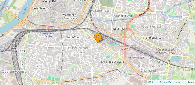 localisation de l'entreprise GOLD SUN  AVIGNON