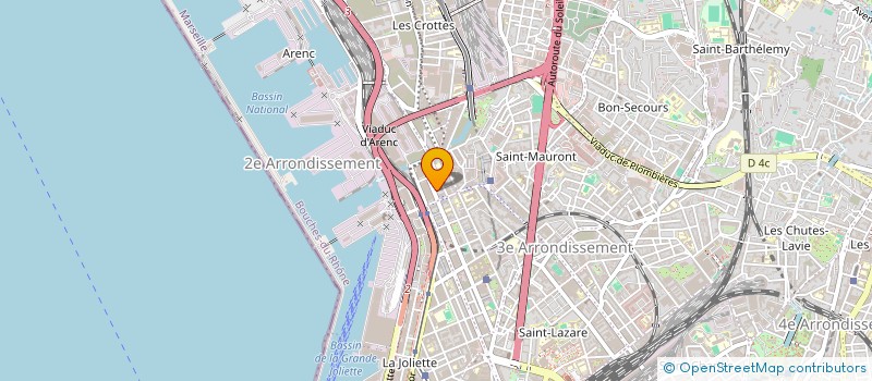 localisation de l'entreprise GOLD SUSHI à MARSEILLE