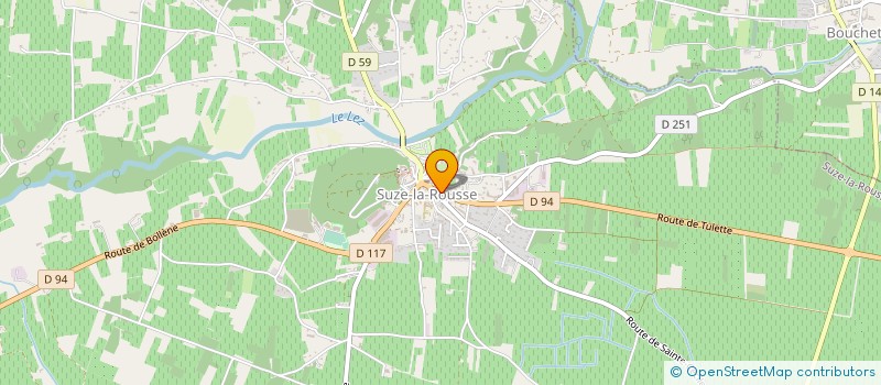 localisation de l'entreprise GOLD'TEL à SUZE-LA-ROUSSE
