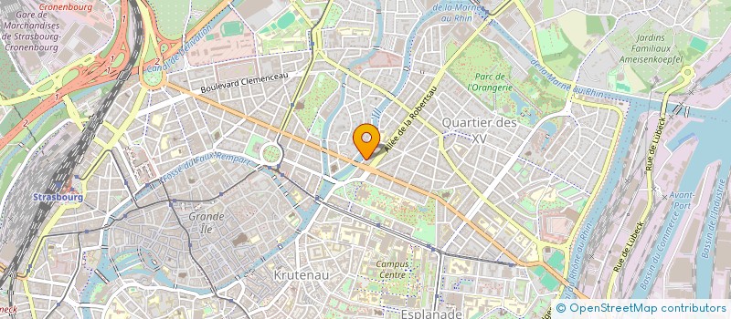 localisation de l'entreprise GOLD TRADE  STRASBOURG
