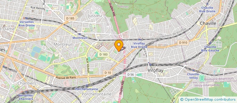 localisation de l'entreprise GOLD TRAFIC à VERSAILLES