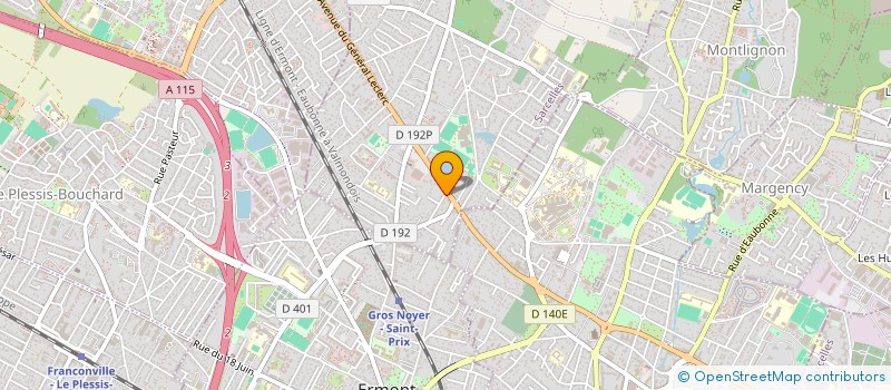 localisation de l'entreprise GOLD TRANSFERT  SAINT-PRIX