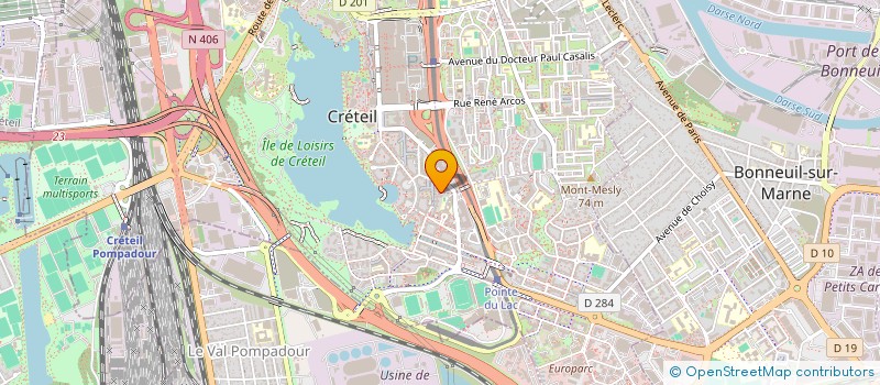 localisation de l'entreprise GOLD TRANSPORTS 75  CRETEIL