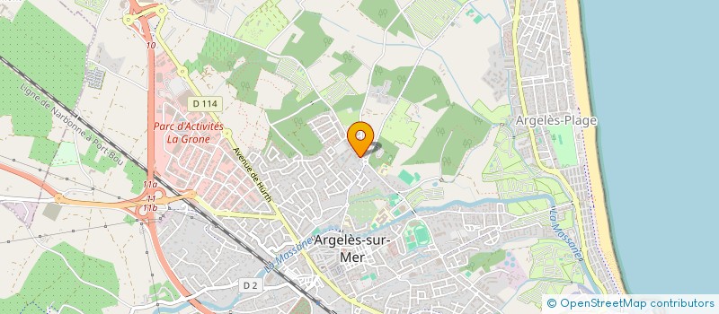 localisation de l'entreprise GOLD1VEST  ARGELES-SUR-MER