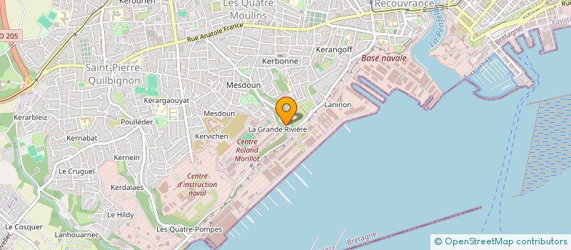 localisation de l'entreprise GOLDAM 29  BREST