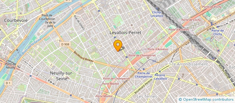 localisation de l'entreprise GOLDAM à LEVALLOIS-PERRET