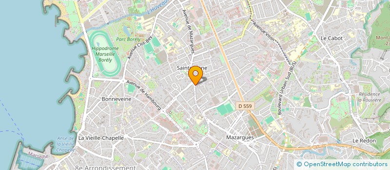 localisation de l'entreprise GOLDEN à MARSEILLE
