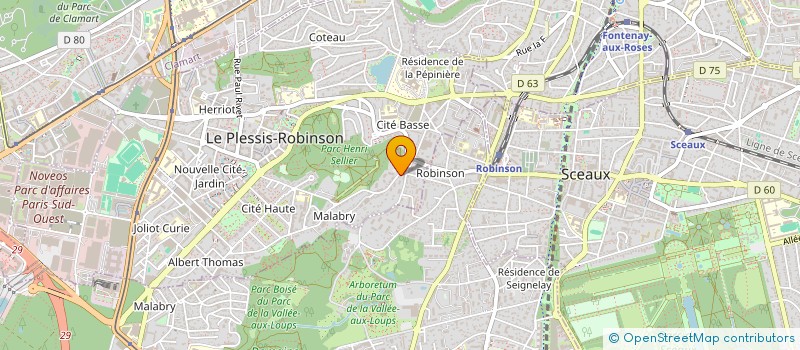 localisation de l'entreprise GOLDEN à LE PLESSIS-ROBINSON