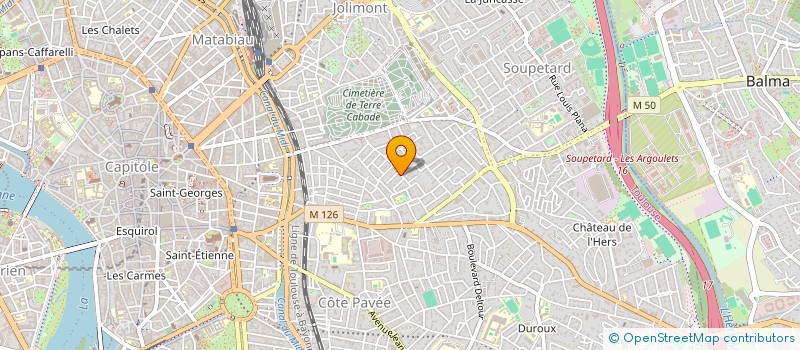 localisation de l'entreprise GOLDEN  TOULOUSE