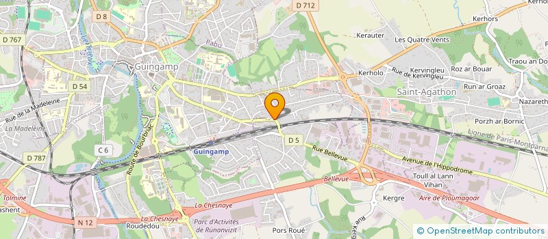 localisation de l'entreprise GOLDEN  PLOUMAGOAR