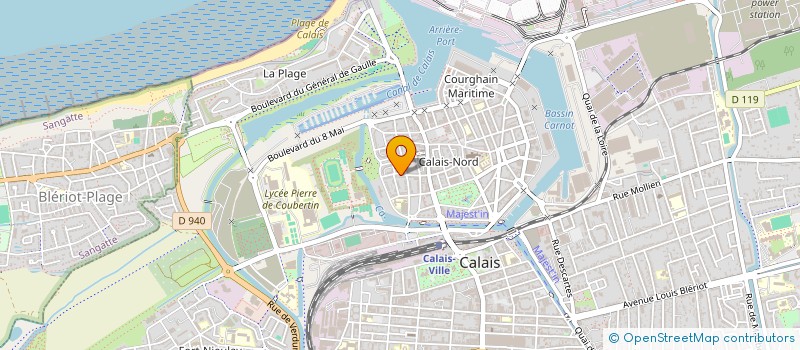 localisation de l'entreprise GOLDEN APPLE  CALAIS