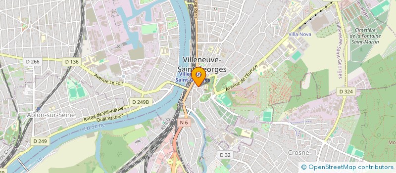 localisation de l'entreprise GOLDEN BATIMENT  VILLENEUVE-SAINT-GEORGES