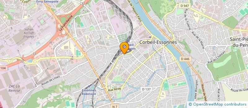 localisation de l'entreprise GOLDEN BOUTIQUE à CORBEIL-ESSONNES