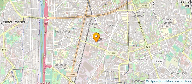 localisation de l'entreprise GOLDEN CHRONO TRANSPORTS à GRENOBLE