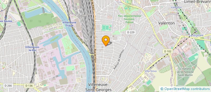 localisation de l'entreprise GOLDEN CLEAN à VILLENEUVE-SAINT-GEORGES