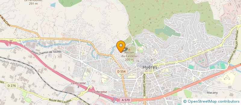 localisation de l'entreprise GOLDEN COLLECTING à HYERES