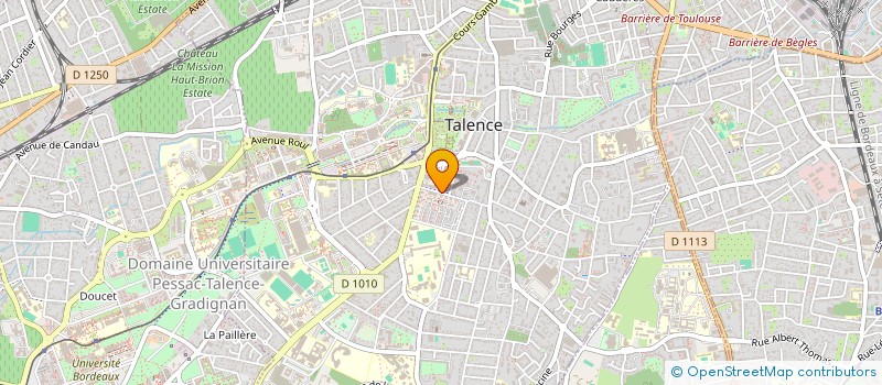 localisation de l'entreprise GOLDEN COLOR  TALENCE