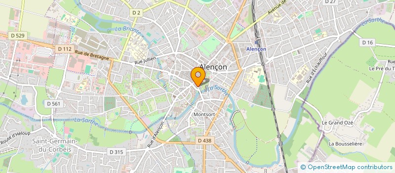 localisation de l'entreprise GOLDEN CROWN FRANCE à ALENCON