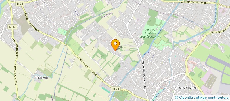 localisation de l'entreprise GOLDEN DANCE  CUGNAUX