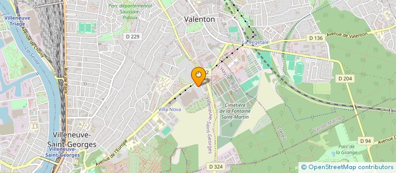 localisation de l'entreprise GOLDEN EVENTS  VILLENEUVE-SAINT-GEORGES