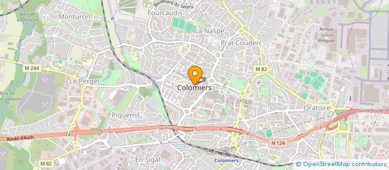 localisation de l'entreprise GOLDEN EXPRESS à COLOMIERS