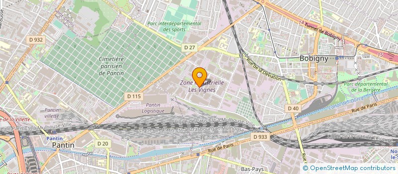 localisation de l'entreprise GOLDEN FISH à BOBIGNY