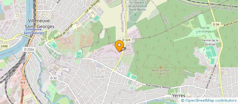 localisation de l'entreprise GOLDEN FLEX  CROSNE