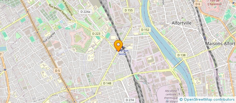 localisation de l'entreprise GOLDEN FOOD à VITRY-SUR-SEINE